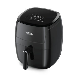 Electric Air Fryer with LED Display, 60-Minute Timer, Adjustable 80–200°C Temperature, 5.2L Removable Non-Stick Pot, Detachable Grill, Dishwasher Safe – 1350W AC 220–240V