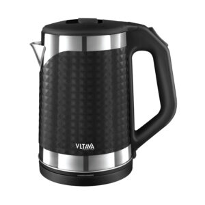 1500W electric kettle with automatic shut-off, dry heating protection, 360-degree rotational base, and double-layer insulated design