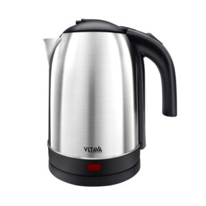 1500W electric kettle with automatic shut-off, dry heating protection, 360-degree rotational base, and double-layer insulated design