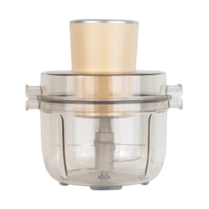 Electric food chopper with unbreakable 2L bowl, SUS 304 stainless steel double blades, rapid meat cutting, 500W motor