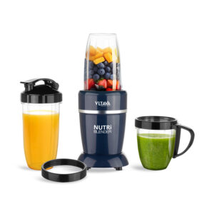 900W blender with pure copper motor, overheat protection, 6-leaf sharp blades, 500ml grinding cup, 700ml and 950ml blending cups, Shake-to-Go lid, handle ring, and drink-friendly ring