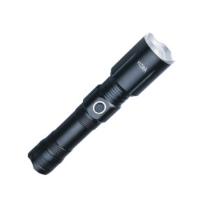 Rechargeable 30W Laser LED Searchlight 3000 Lumens – 1800 Meter Range, 6000mAh 18650 Li-Ion Battery, Type-C Charging, Aerospace Aluminum Torch