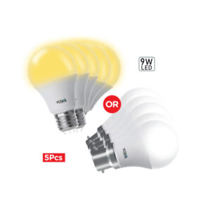 9W LED Bulb 6500K Daylight 810 Lumens – 220-240V Energy Saving Light, 200° Beam Angle, 15,000 Hours Lifetime